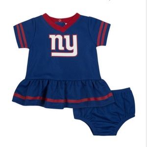 Baby Girl’s New York Giants Cheerleader Dress and Matching Panty Set